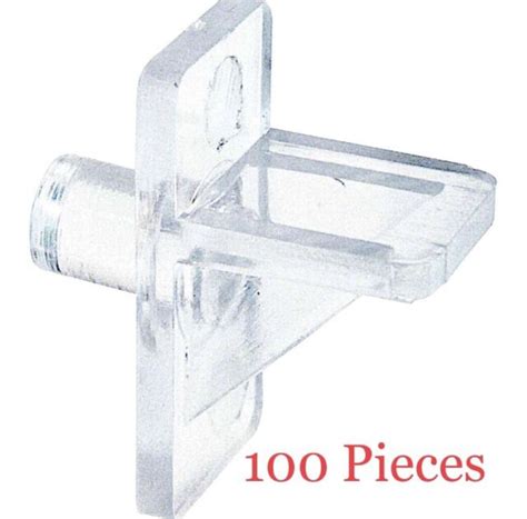 metal shelves plastic brackets|cabinet shelf brackets clear plastic.